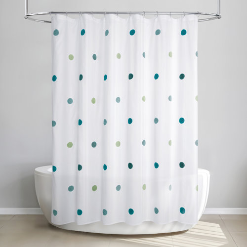 Allure Home Creations Dots Shower Curtain Wayfair